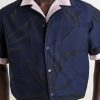 Camp-Collar Floral-Print Cotton-Blend Shirt - CU