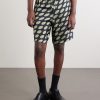 Straight-Leg Printed Twill Shorts - FR Straight-Leg Printed Twill Shorts - FR