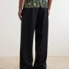 Pablo Embellished Cotton and Wool-Blend Trousers - BK Pablo Embellished Cotton and Wool-Blend Trousers - BK