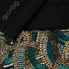 Double-Breasted Embellished Wool Blazer - E2