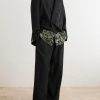 Double-Breasted Embellished Wool Blazer - OU