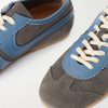 Leather-Trimmed Suede Sneakers - CU Leather-Trimmed Suede Sneakers - CU
