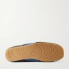 Leather-Trimmed Suede Sneakers - E1 Leather-Trimmed Suede Sneakers - E1