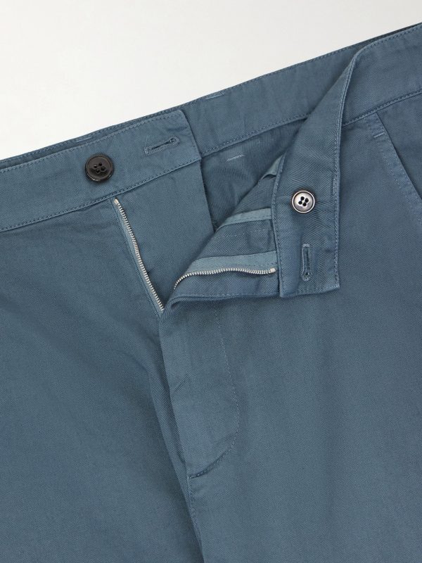 Slim-Fit Straight-Leg Cotton-Twill Trousers - CU Slim-Fit Straight-Leg Cotton-Twill Trousers - CU