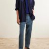 Slim-Fit Straight-Leg Cotton-Twill Trousers - OU Slim-Fit Straight-Leg Cotton-Twill Trousers - OU