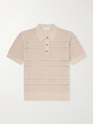 Open-Knit Polo Shirt Open-Knit Polo Shirt