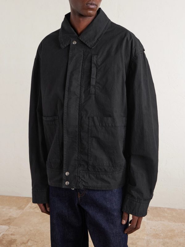 Cotton-Blend Blouson Jacket - FR