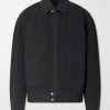 Cotton-Blend Blouson Jacket