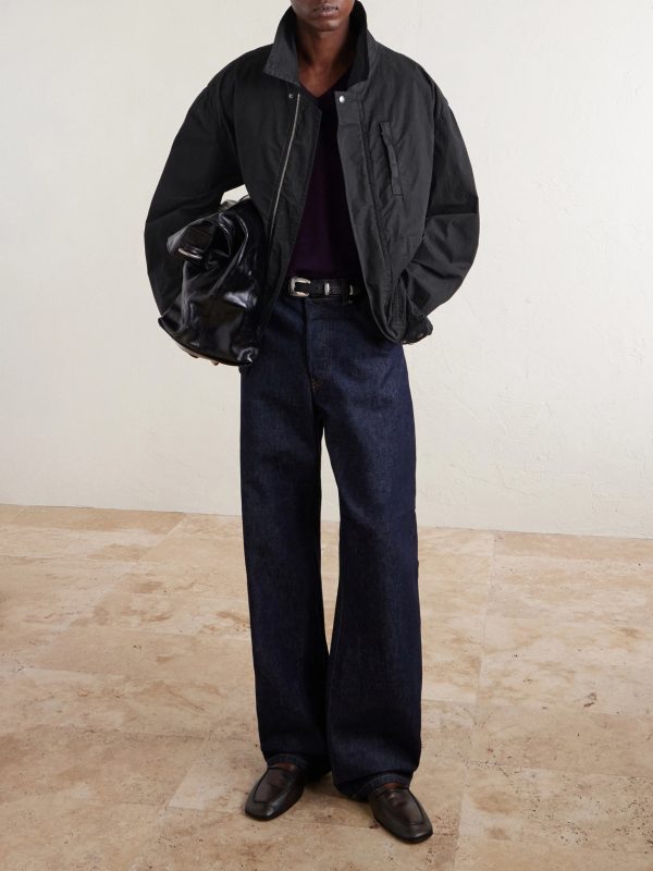 Cotton-Blend Blouson Jacket - OU