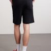Straight-Leg Cotton-Jersey Drawstring Shorts - BK Straight-Leg Cotton-Jersey Drawstring Shorts - BK