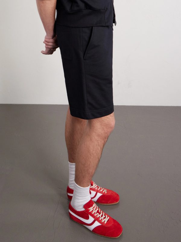 Straight-Leg Cotton-Jersey Drawstring Shorts - CU Straight-Leg Cotton-Jersey Drawstring Shorts - CU