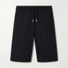 Straight-Leg Cotton-Jersey Drawstring Shorts Straight-Leg Cotton-Jersey Drawstring Shorts
