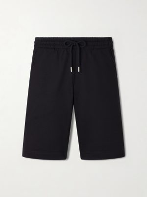 Straight-Leg Cotton-Jersey Drawstring Shorts
