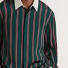 Striped Satin Shirt - CU Striped Satin Shirt - CU