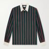 Striped Satin Shirt Striped Satin Shirt
