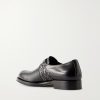 Studded Leather Derby Shoes - BK