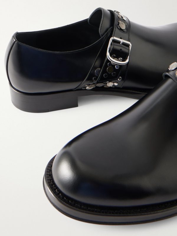 Studded Leather Derby Shoes - CU