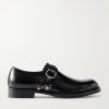 Studded Leather Derby Shoes
