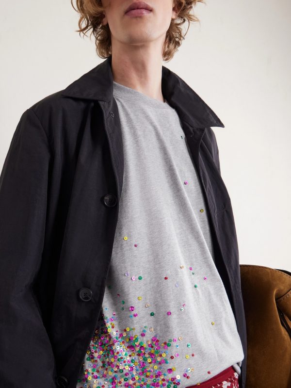 Embellished Cotton-Jersey T-Shirt - CU Embellished Cotton-Jersey T-Shirt - CU