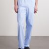 Straight-Leg Striped Cotton-Poplin Drawstring Trousers - FR Straight-Leg Striped Cotton-Poplin Drawstring Trousers - FR