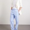 Straight-Leg Striped Cotton-Poplin Drawstring Trousers - OU Straight-Leg Striped Cotton-Poplin Drawstring Trousers - OU