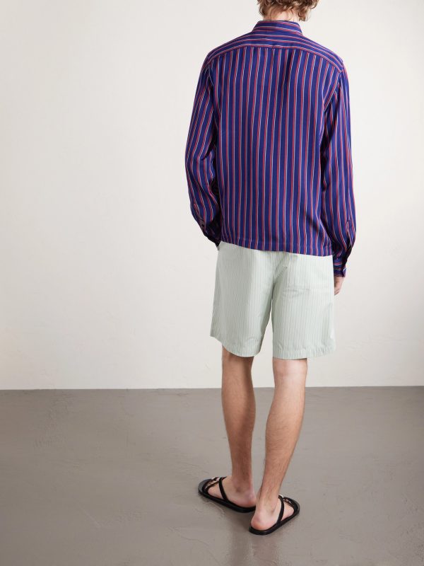 Striped Crepe Shirt - BK