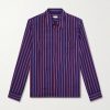 Striped Crepe Shirt