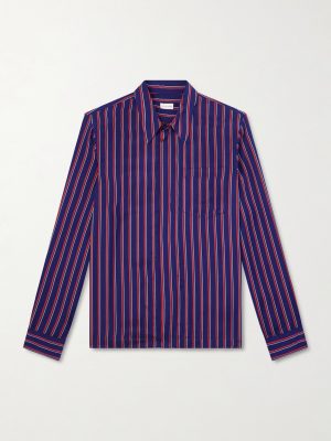Striped Crepe Shirt Striped Crepe Shirt