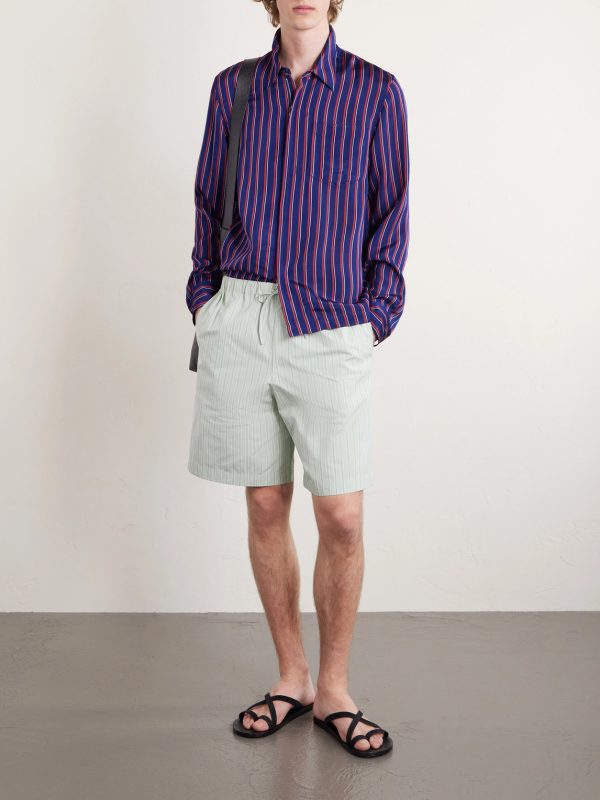 Striped Crepe Shirt - OU