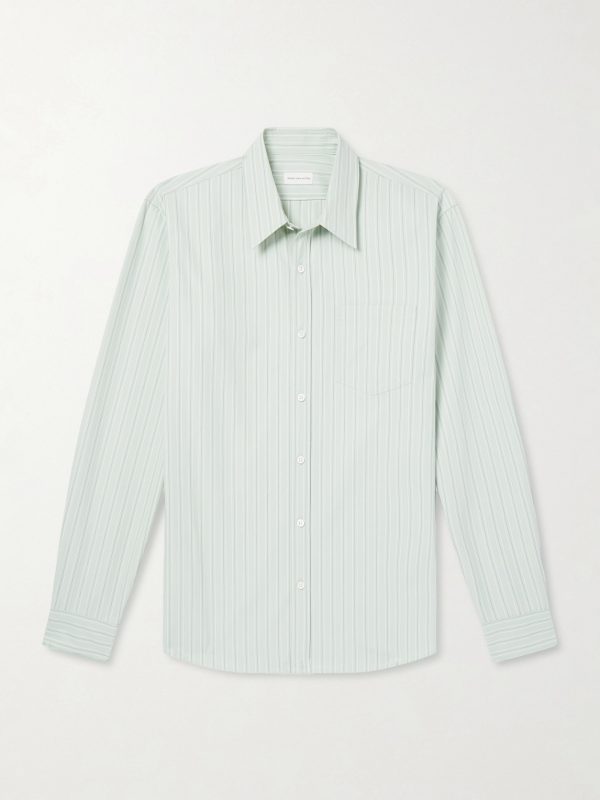 Striped Cotton-Poplin Shirt Striped Cotton-Poplin Shirt