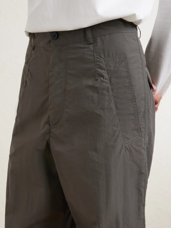 Straight-Leg Shell Trousers - E1