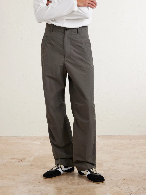 Straight-Leg Shell Trousers - FR