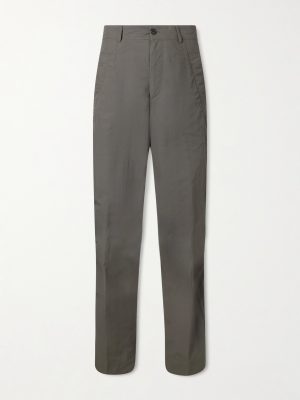 Straight-Leg Shell Trousers