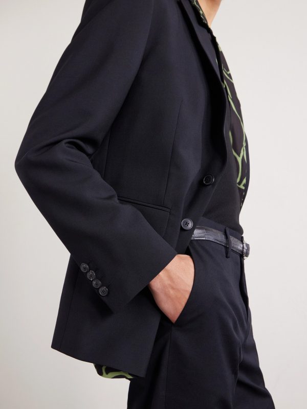 Wool and Mohair-Blend Blazer - E2