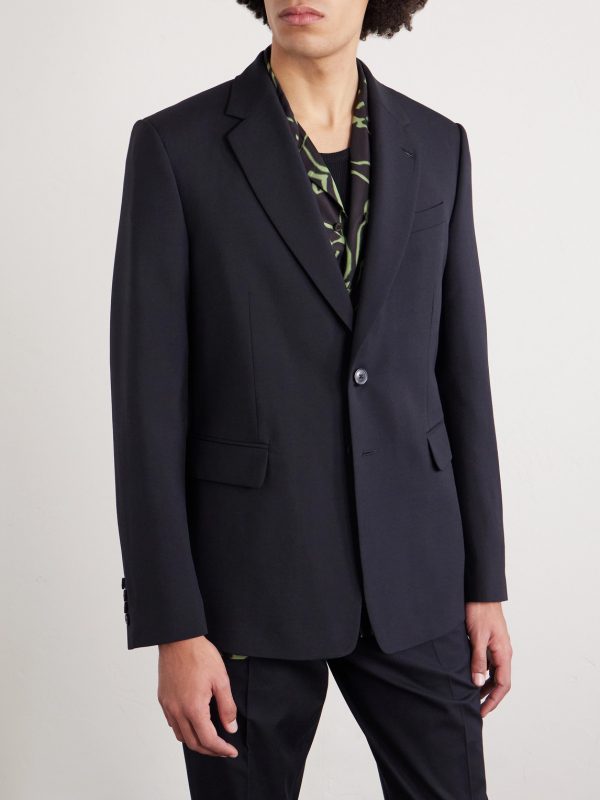 Wool and Mohair-Blend Blazer - FR