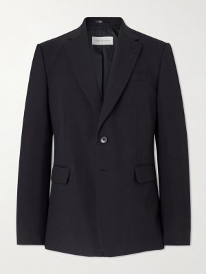 Wool and Mohair-Blend Blazer Wool and Mohair-Blend Blazer