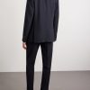 Straight-Leg Cotton and Wool-Blend Trousers - BK