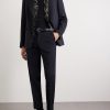 Straight-Leg Cotton and Wool-Blend Trousers - OU