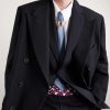 Double-Breasted Herringbone Cotton and Wool-Blend Coat - CU Double-Breasted Herringbone Cotton and Wool-Blend Coat - CU