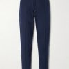 Straight-Leg Cotton and Wool-Blend Trousers Straight-Leg Cotton and Wool-Blend Trousers