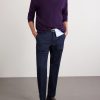 Straight-Leg Cotton and Wool-Blend Trousers - OU Straight-Leg Cotton and Wool-Blend Trousers - OU