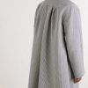 Gingham Recycled-Twill Coat - BK Gingham Recycled-Twill Coat - BK