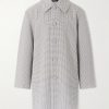 Gingham Recycled-Twill Coat Gingham Recycled-Twill Coat