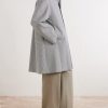 Gingham Recycled-Twill Coat - OU Gingham Recycled-Twill Coat - OU