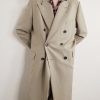 Wool and Mohair-Blend Twill Coat - CU