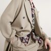 Wool and Mohair-Blend Twill Coat - E1