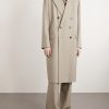 Wool and Mohair-Blend Twill Coat - FR