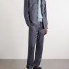 Straight-Leg Wool and Linen-Blend Twill Suit Trousers - OU