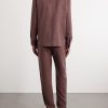 Straight-Leg Lyocell Drawstring Trousers - BK