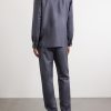 Wool and Linen-Blend Twill Shirt - BK